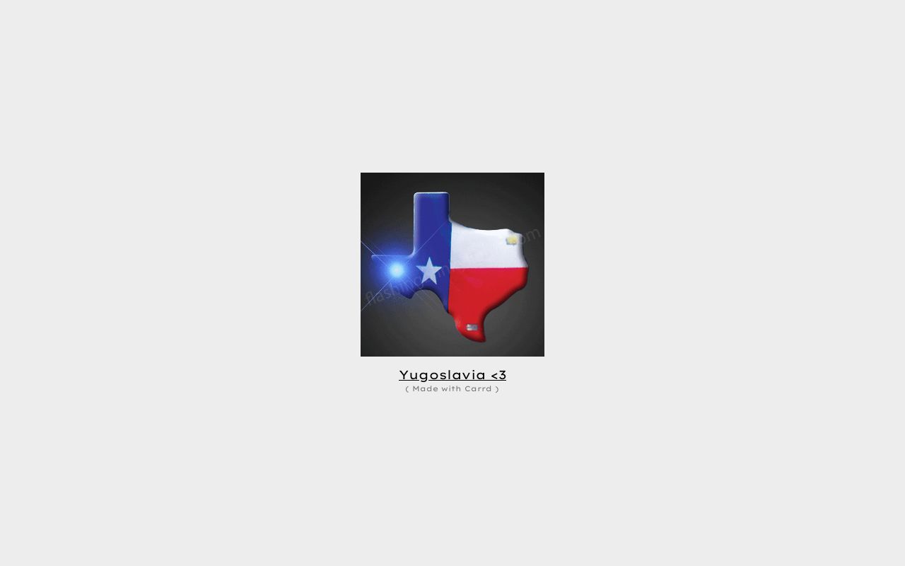 Carrd profile picture for @yugoslavia